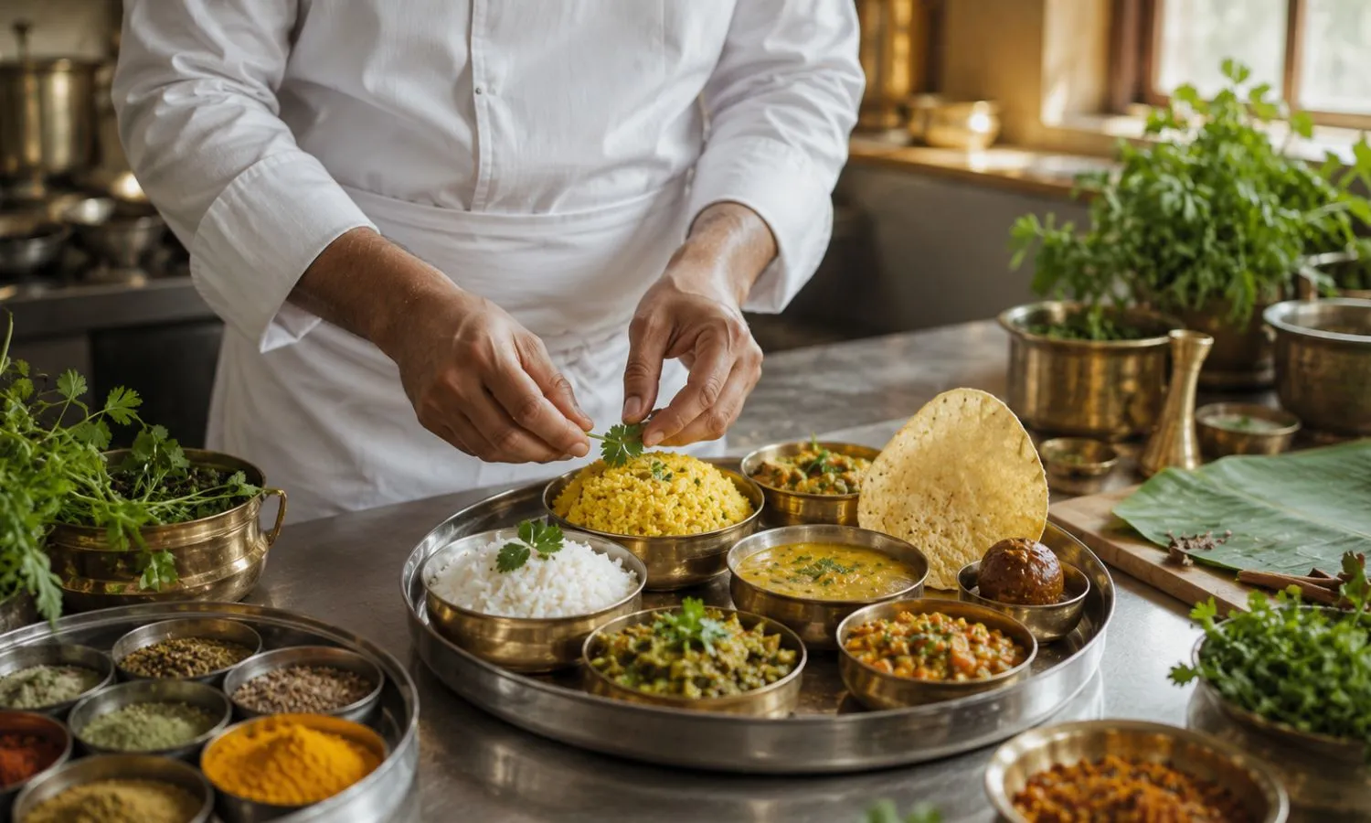 Jain and Satvik cooking