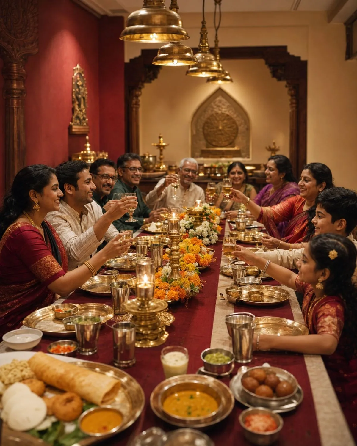 Private event hall at Sangeetha Restaurant